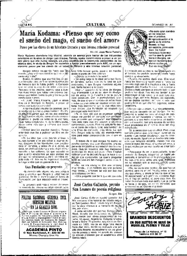 ABC MADRID 18-01-1987 página 58