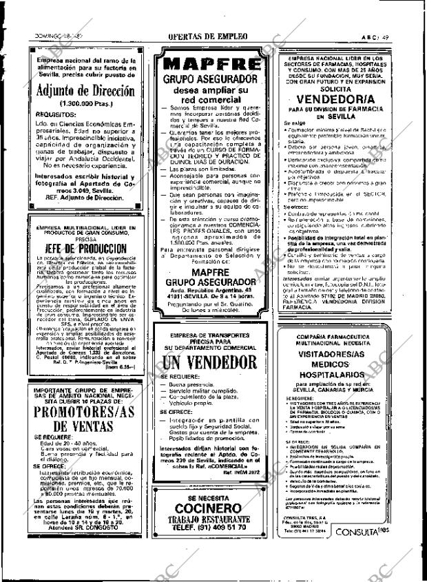 ABC SEVILLA 18-01-1987 página 49