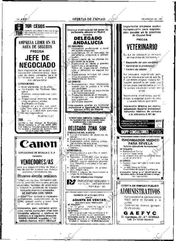 ABC SEVILLA 18-01-1987 página 50