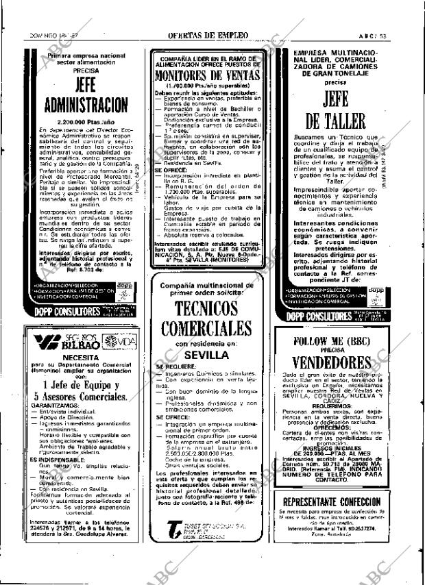 ABC SEVILLA 18-01-1987 página 53