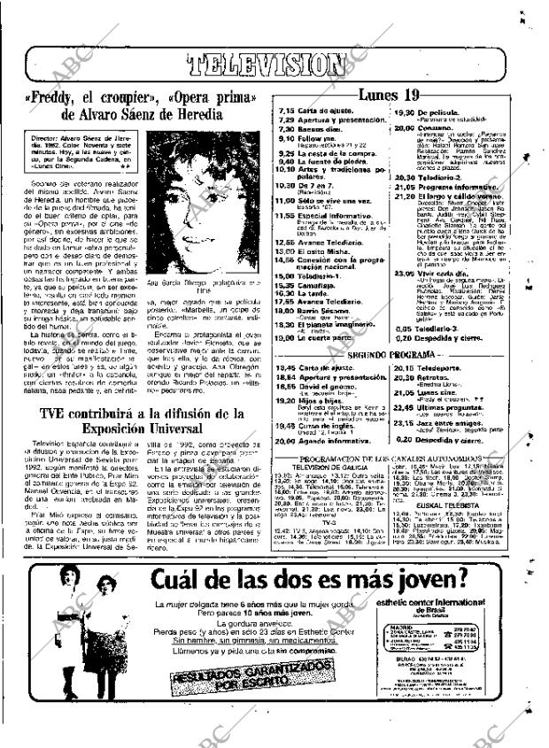 ABC MADRID 19-01-1987 página 95