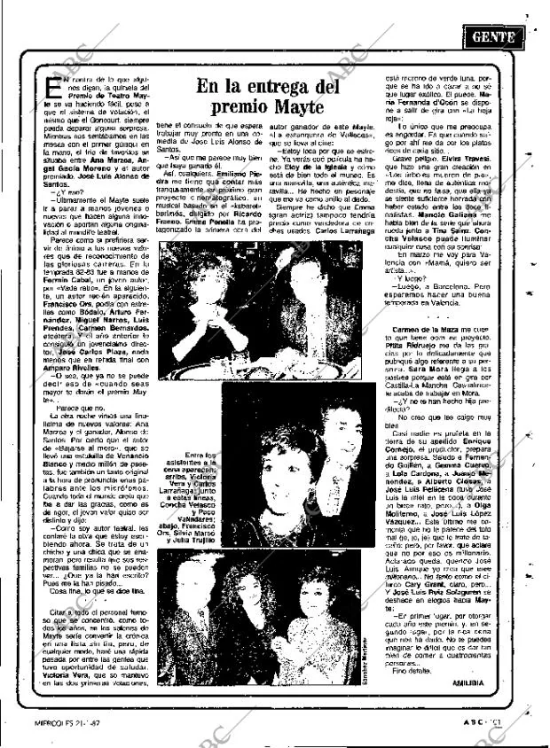 ABC MADRID 21-01-1987 página 101