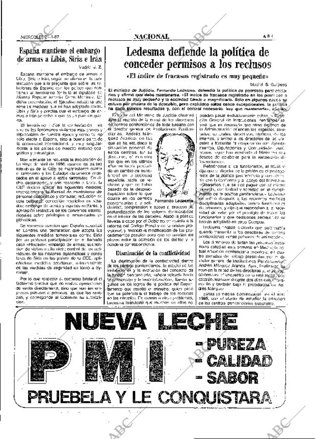 ABC MADRID 21-01-1987 página 21