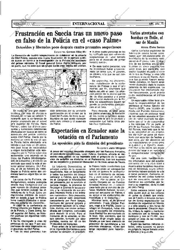 ABC MADRID 21-01-1987 página 25