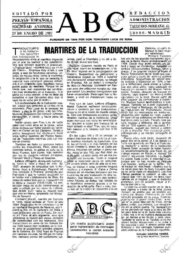 ABC MADRID 21-01-1987 página 3