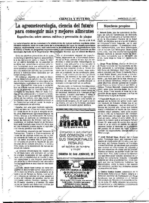 ABC MADRID 21-01-1987 página 54