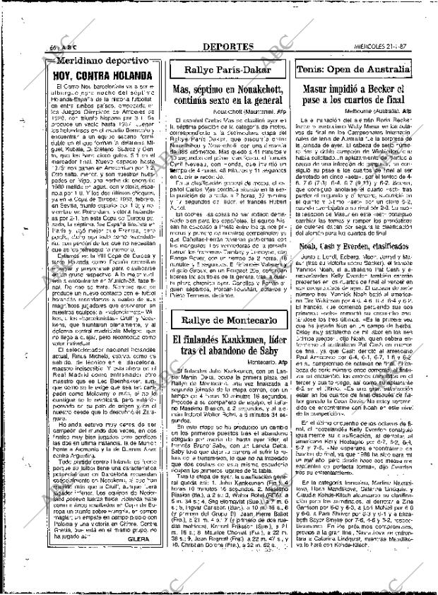 ABC MADRID 21-01-1987 página 66