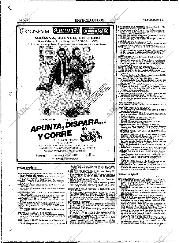 ABC MADRID 21-01-1987 página 74