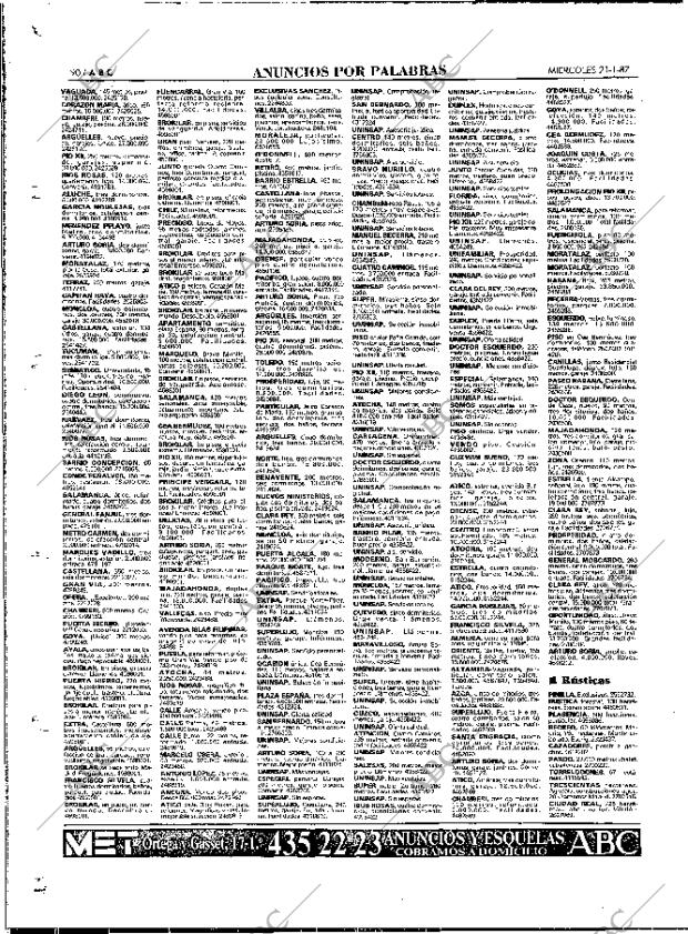 ABC MADRID 21-01-1987 página 90