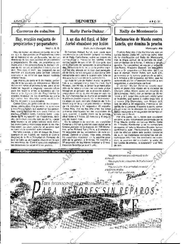 ABC MADRID 22-01-1987 página 51