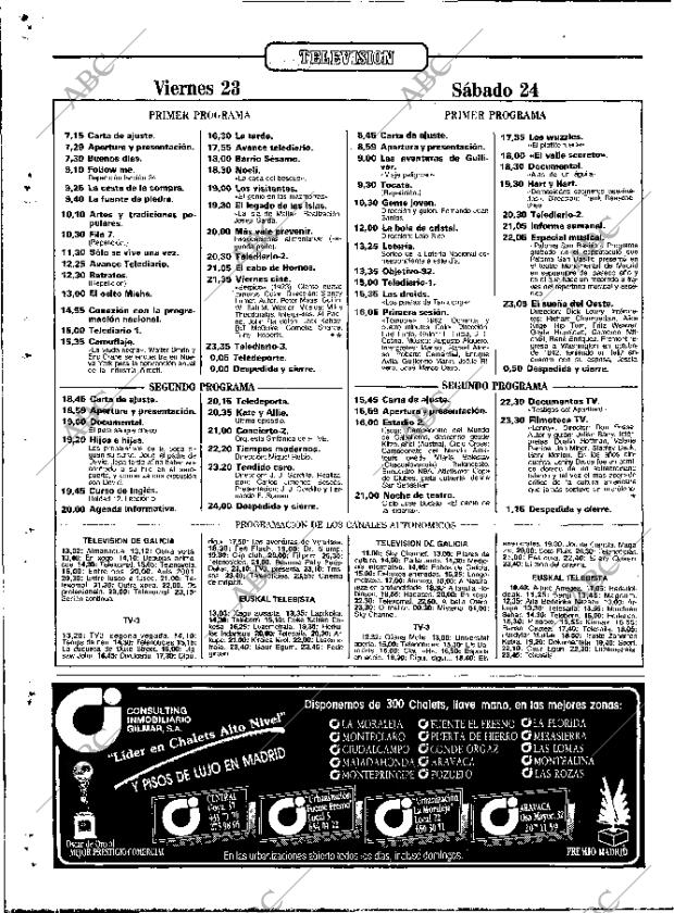 ABC MADRID 23-01-1987 página 110