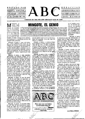 ABC MADRID 23-01-1987 página 3