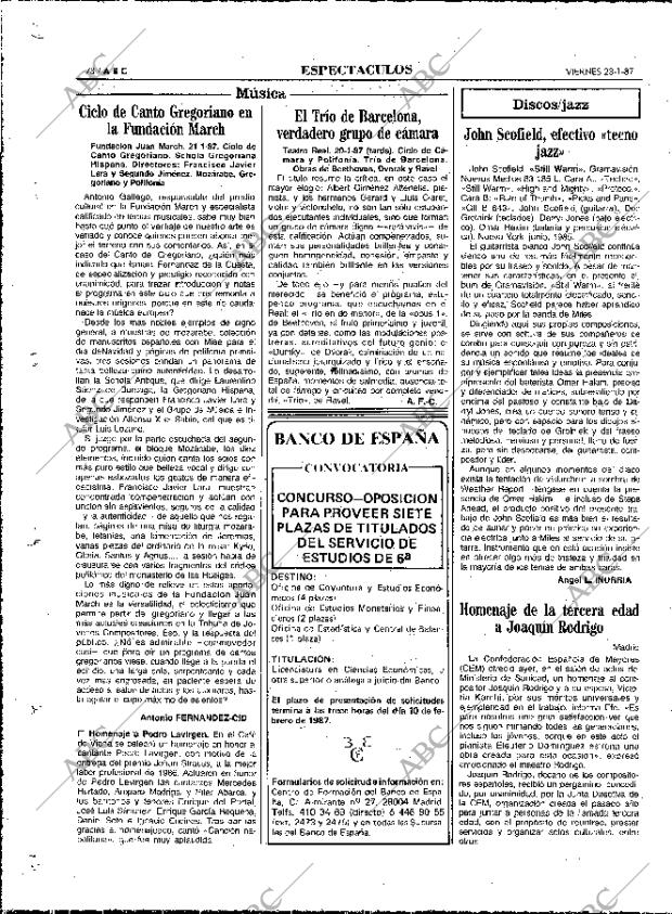 ABC MADRID 23-01-1987 página 78