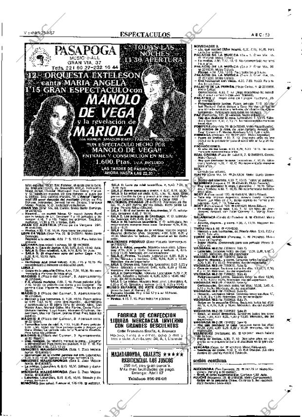 ABC MADRID 23-01-1987 página 83