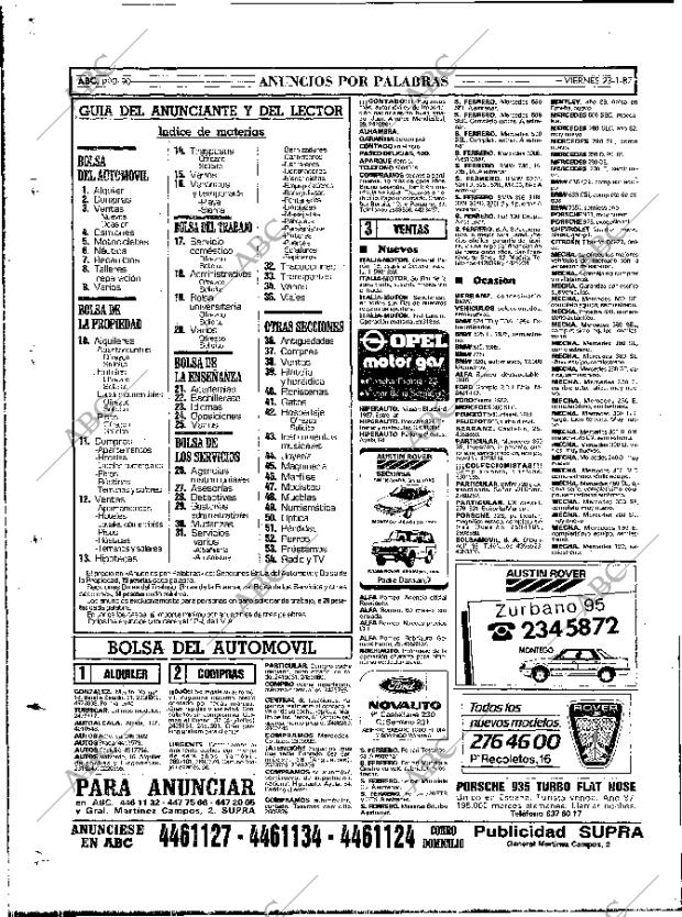 ABC MADRID 23-01-1987 página 90