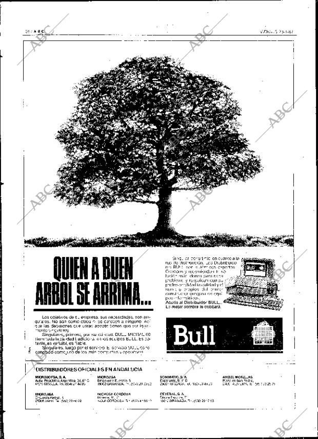 ABC SEVILLA 23-01-1987 página 36