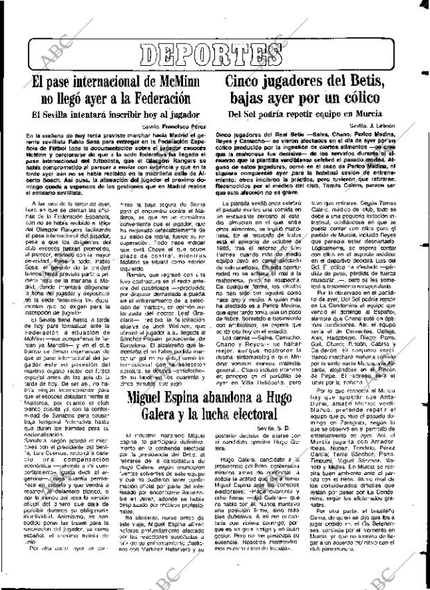 ABC SEVILLA 23-01-1987 página 43
