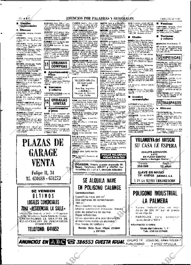 ABC SEVILLA 23-01-1987 página 50