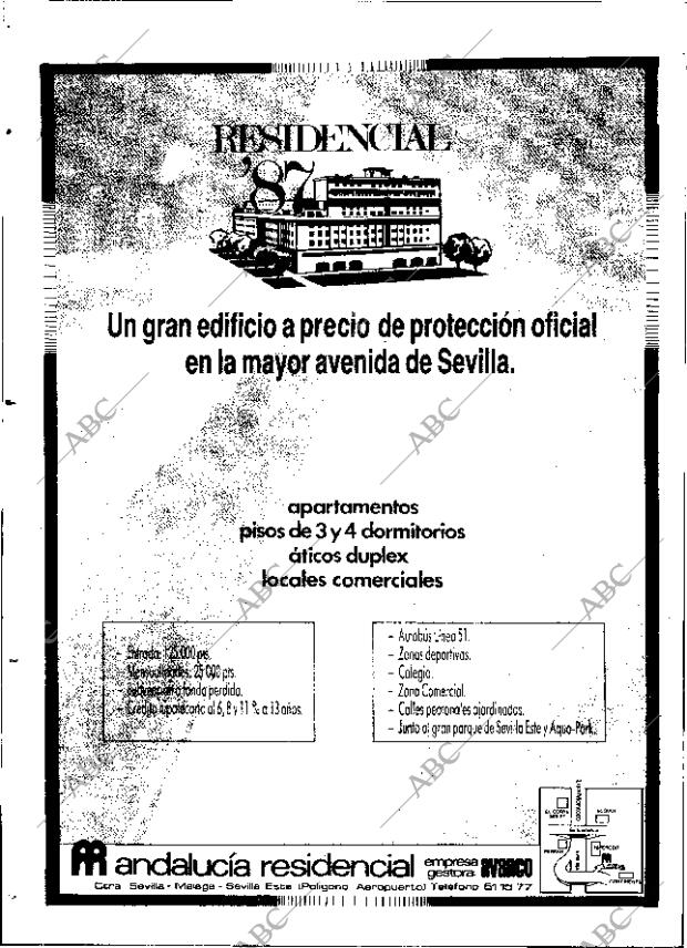 ABC SEVILLA 23-01-1987 página 64