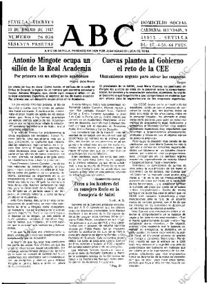 ABC SEVILLA 23-01-1987 página 9