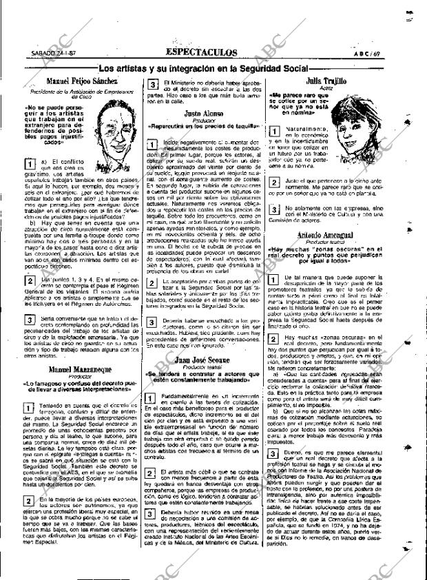 ABC MADRID 24-01-1987 página 69
