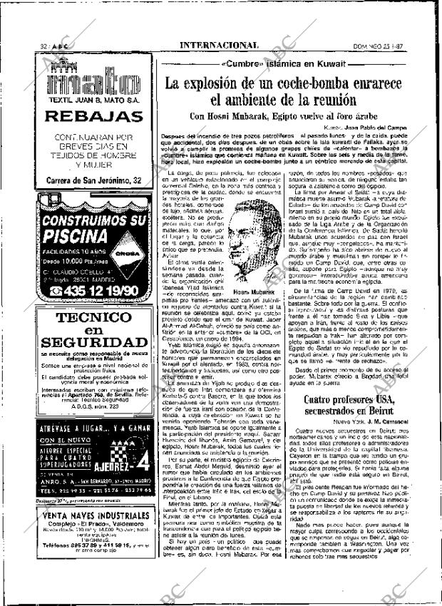 ABC MADRID 25-01-1987 página 32