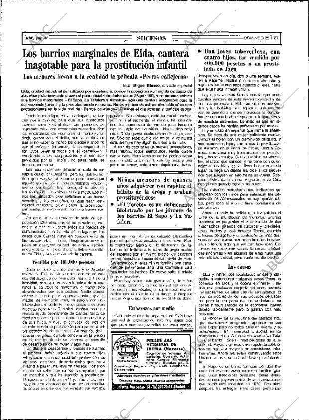 ABC MADRID 25-01-1987 página 48