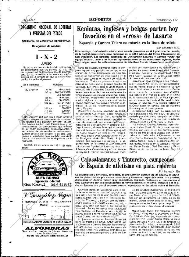 ABC MADRID 25-01-1987 página 76