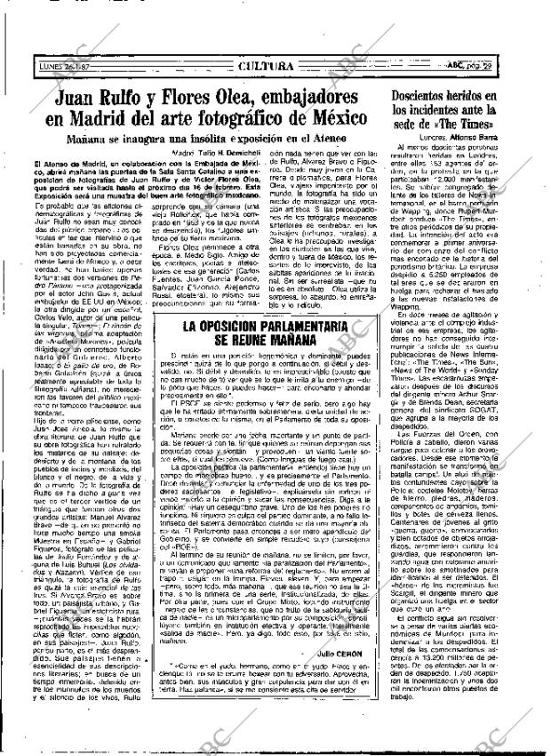 ABC MADRID 26-01-1987 página 29