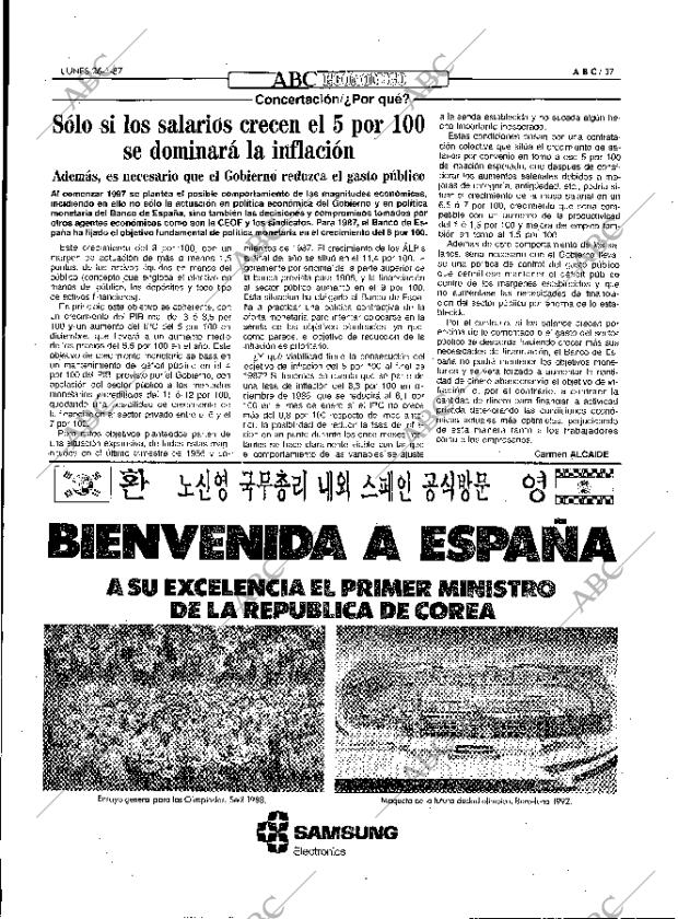 ABC MADRID 26-01-1987 página 37