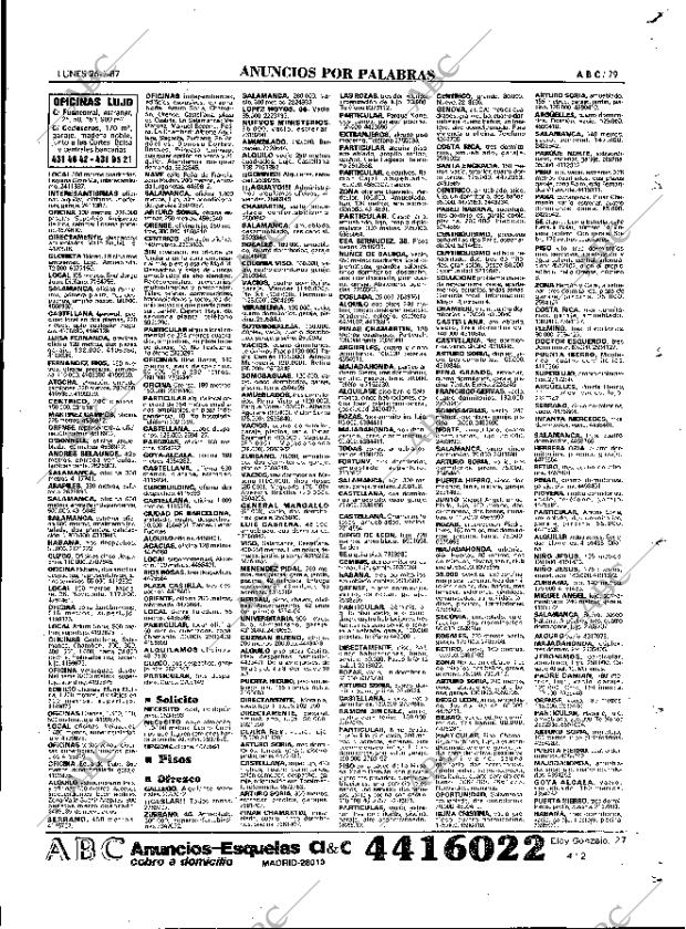ABC MADRID 26-01-1987 página 79