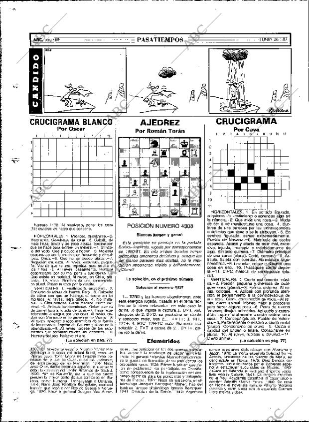 ABC MADRID 26-01-1987 página 88