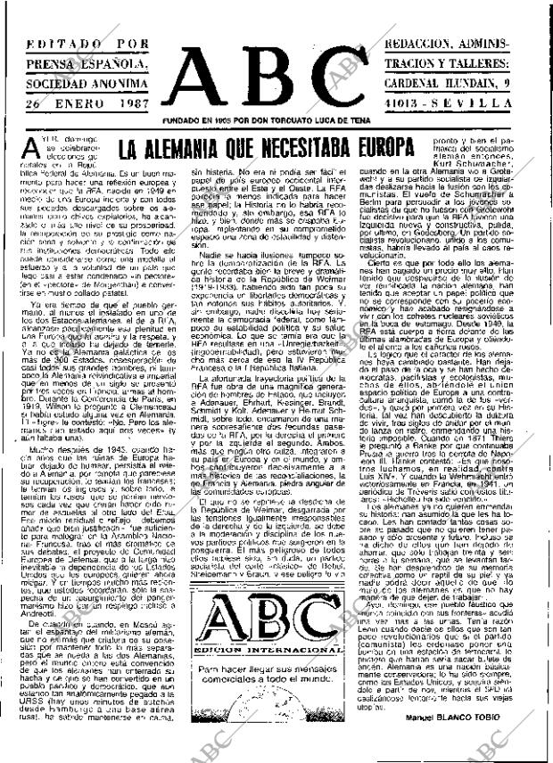 ABC SEVILLA 26-01-1987 página 3