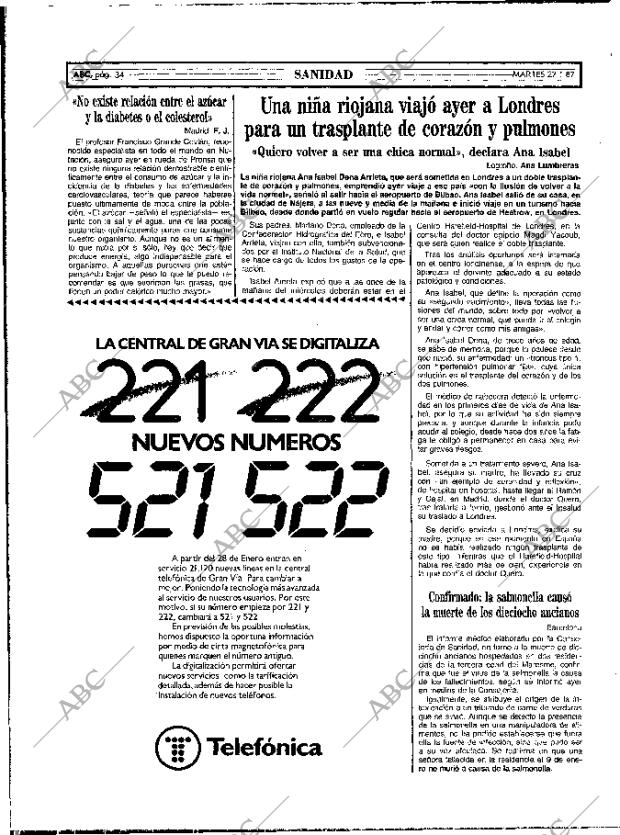 ABC MADRID 27-01-1987 página 34