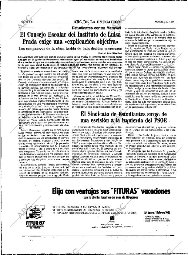 ABC MADRID 27-01-1987 página 46