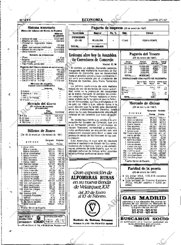 ABC MADRID 27-01-1987 página 60