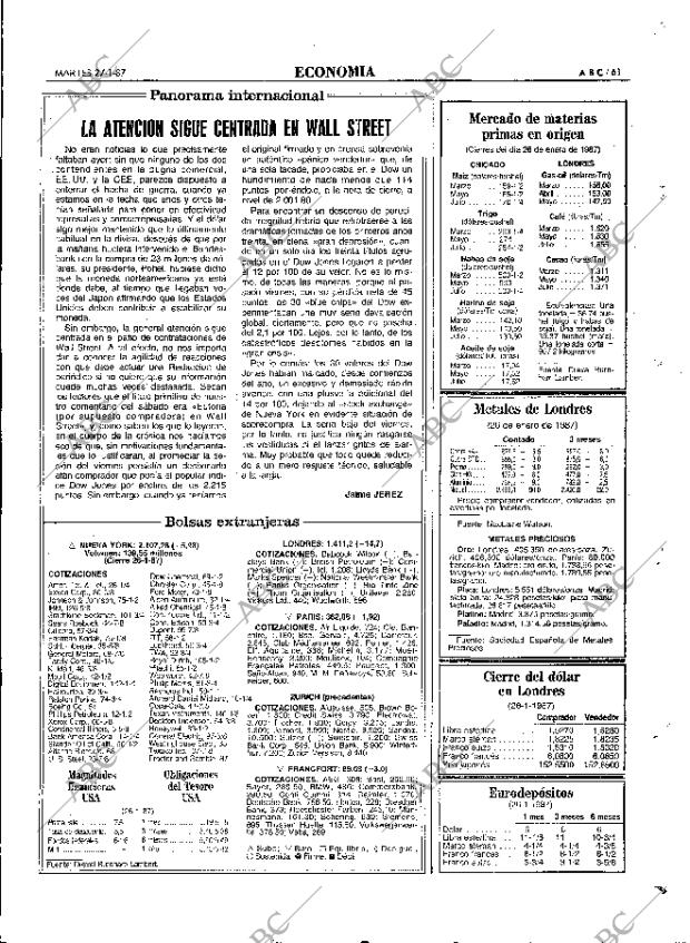 ABC MADRID 27-01-1987 página 61