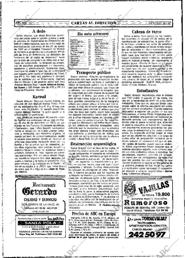 ABC MADRID 28-01-1987 página 10