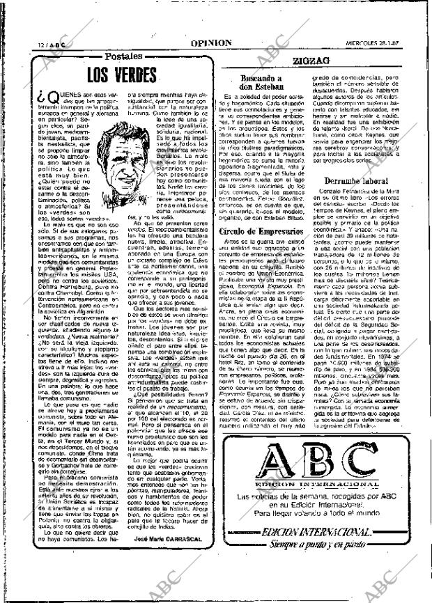 ABC MADRID 28-01-1987 página 12