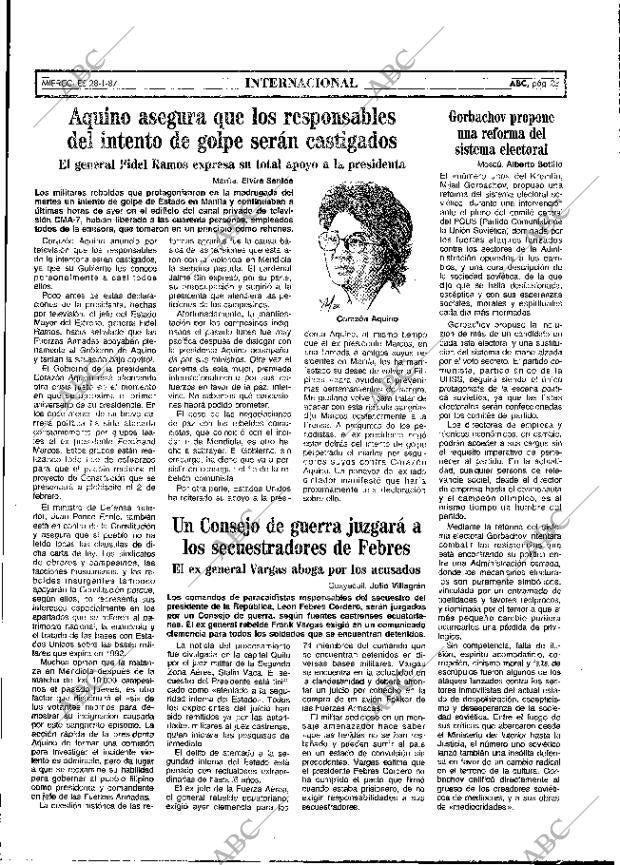 ABC MADRID 28-01-1987 página 23