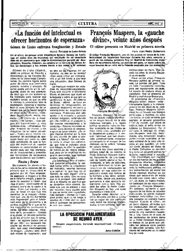ABC MADRID 28-01-1987 página 41