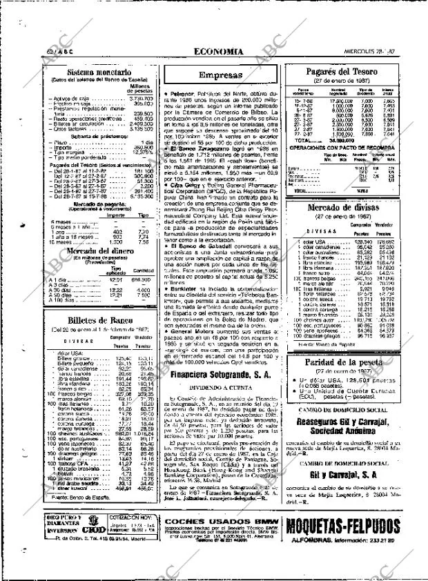 ABC MADRID 28-01-1987 página 62