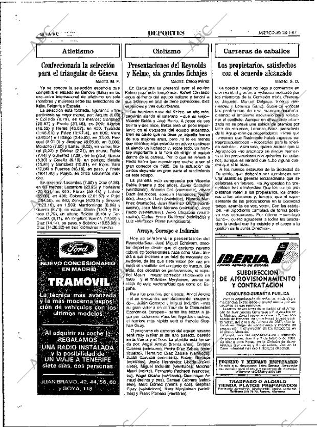 ABC MADRID 28-01-1987 página 68