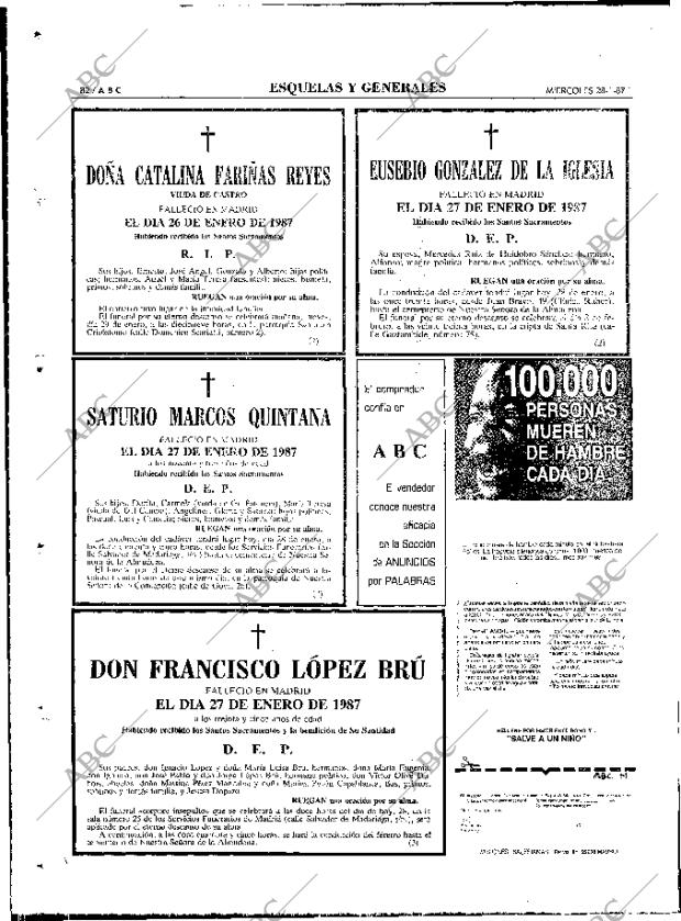 ABC MADRID 28-01-1987 página 82