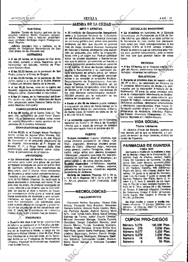 ABC SEVILLA 28-01-1987 página 29