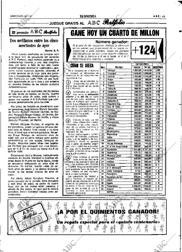 ABC SEVILLA 28-01-1987 página 45