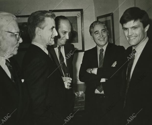 En la imagen, Juan Antonio Ruiz «Espartaco», Santiago Martín «El Viti», Paco...