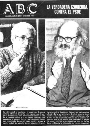 ABC MADRID 29-01-1987 página 1