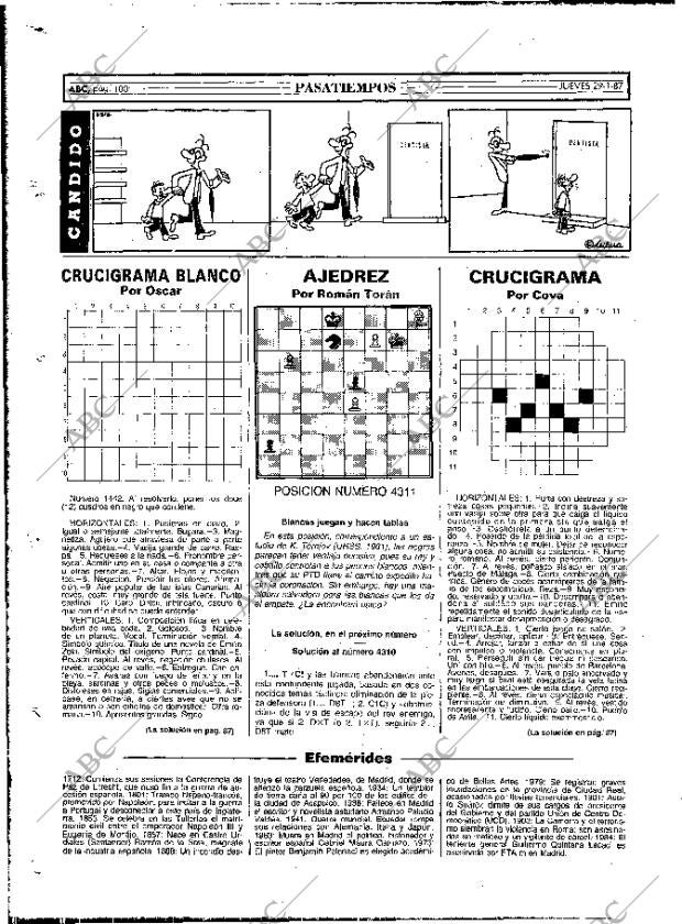 ABC MADRID 29-01-1987 página 100