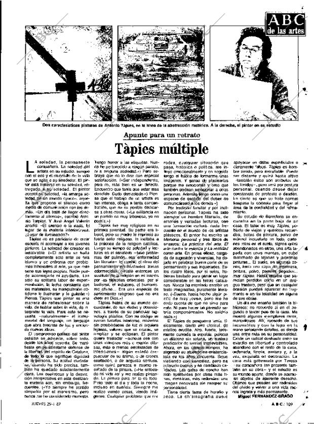 ABC MADRID 29-01-1987 página 109